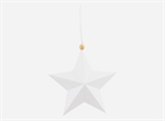Stjerne ophæng hvid 15 cm fra house Doctor - Tinashjem